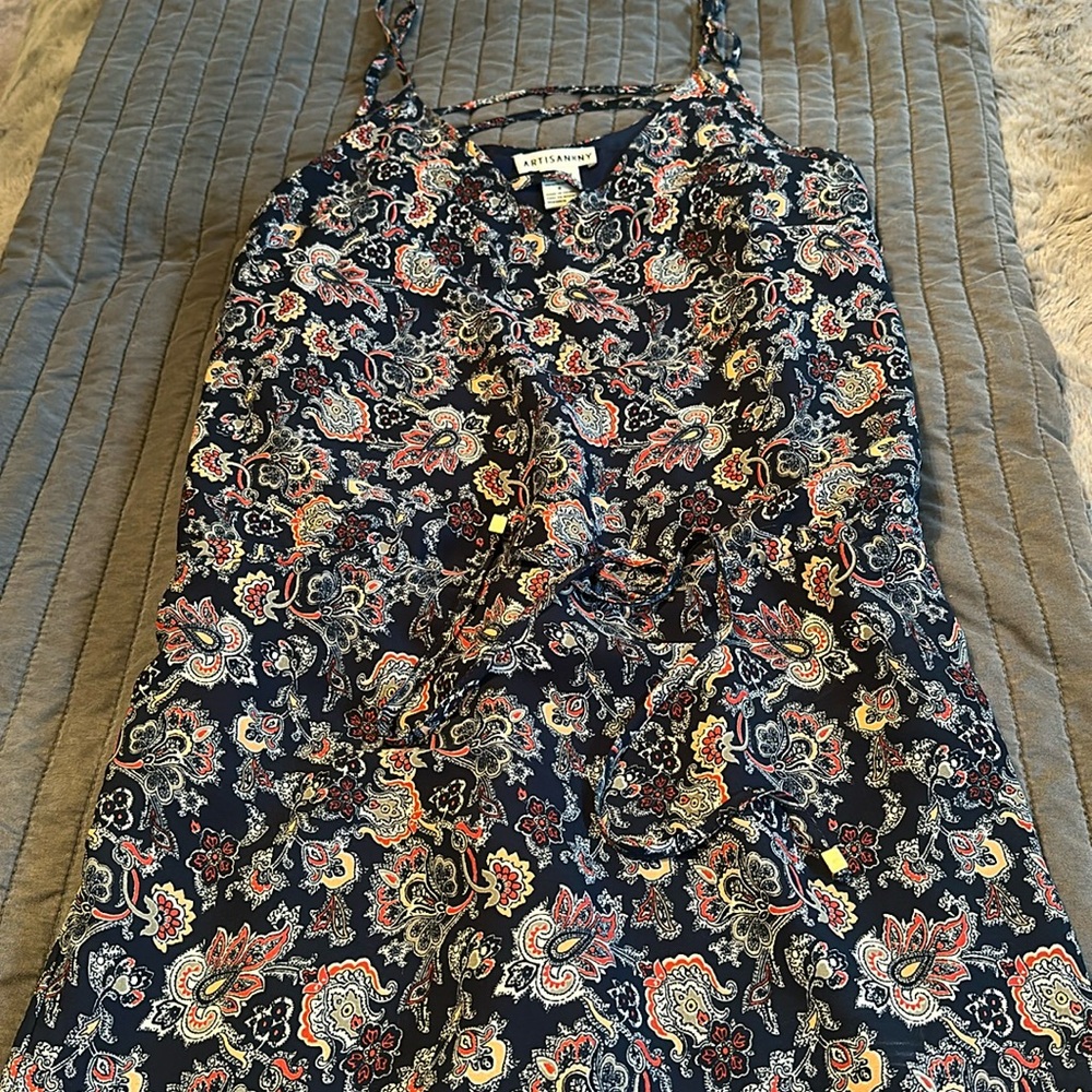 Artisan NY knee length sundress, size 6